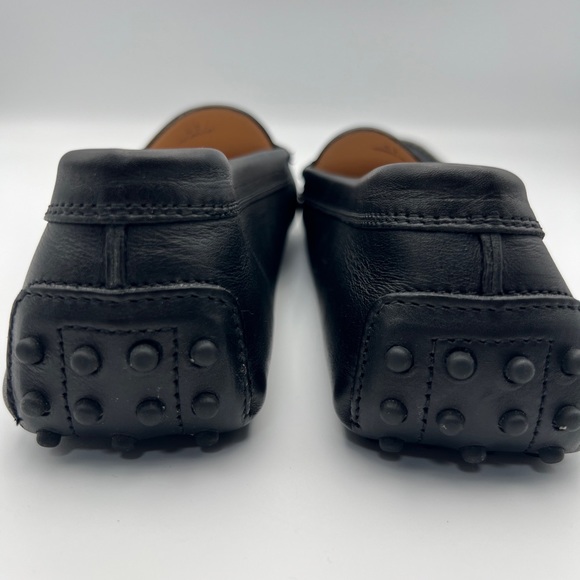 NEW Tods Womens Gommino Driving Penny Loafers Shoes Black Leather Slip On 11 - Picture 5 of 11